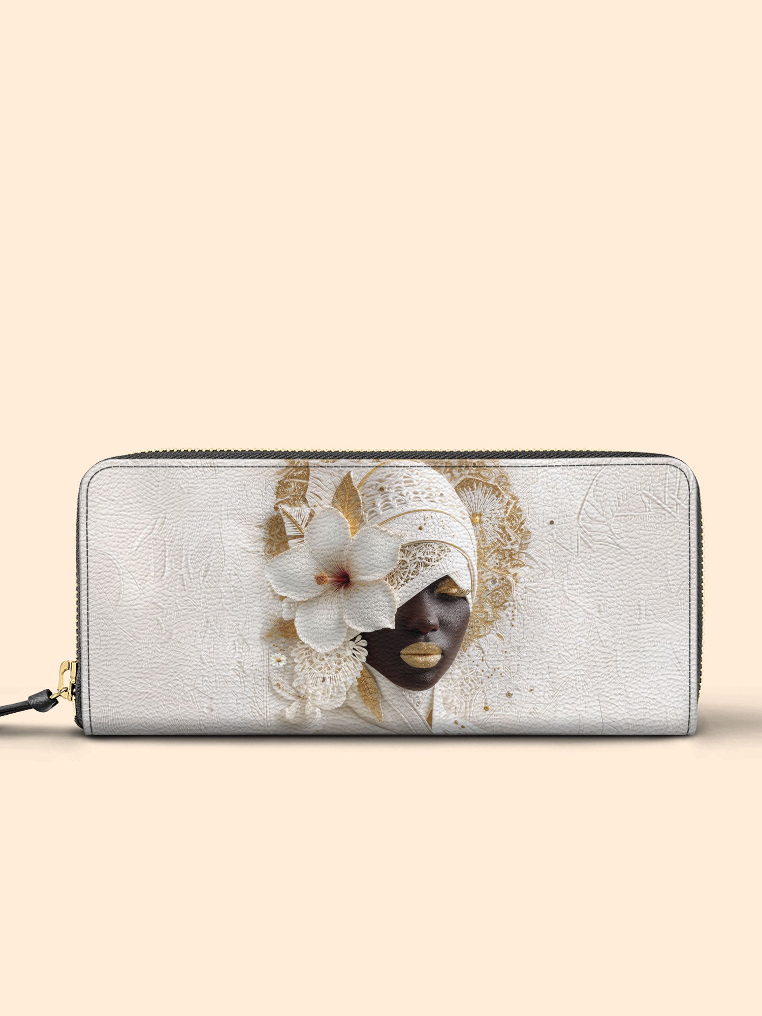 Ivory Bloom Slimline Zippy Wallet QR0TD323