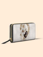 Ivory Bloom Slimline Zippy Wallet QR0TD323