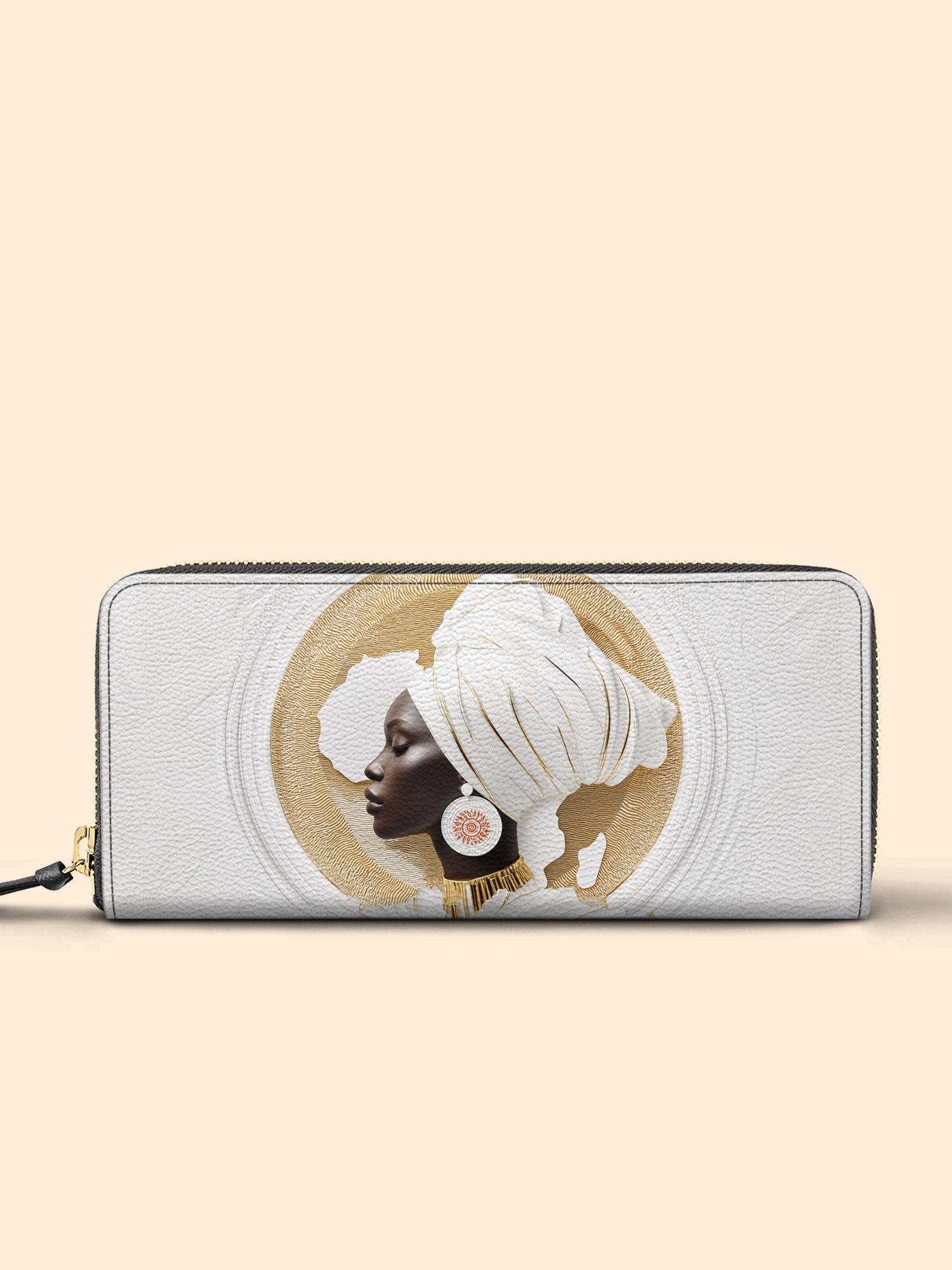 Motherland White Slimline Zippy Wallet QR0TD332