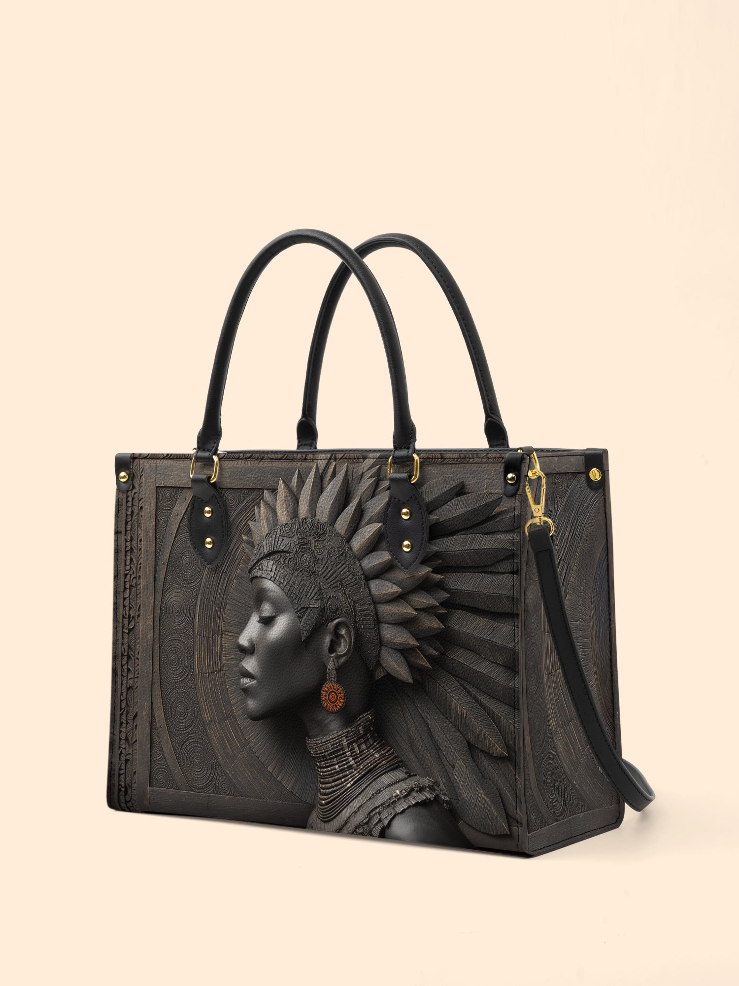 Afri-Legacy Premium Leather Handbag QR0XD611