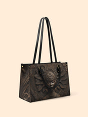 Alkebulan Arts Premium Leather Handbag QR0XD608