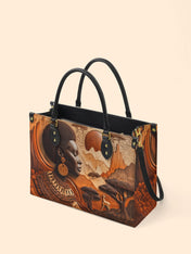 Ancestral Oak Premium Leather Handbag QR0TD337