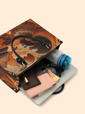 Ancestral Oak Premium Leather Handbag QR0TD337