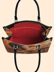 Ancestral Oak Premium Leather Handbag QR0TD337