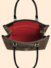 Gilded Genesis Premium Leather Handbag QR0XD613