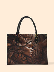 Ivory Leaf Premium Leather Handbag QR0TD340