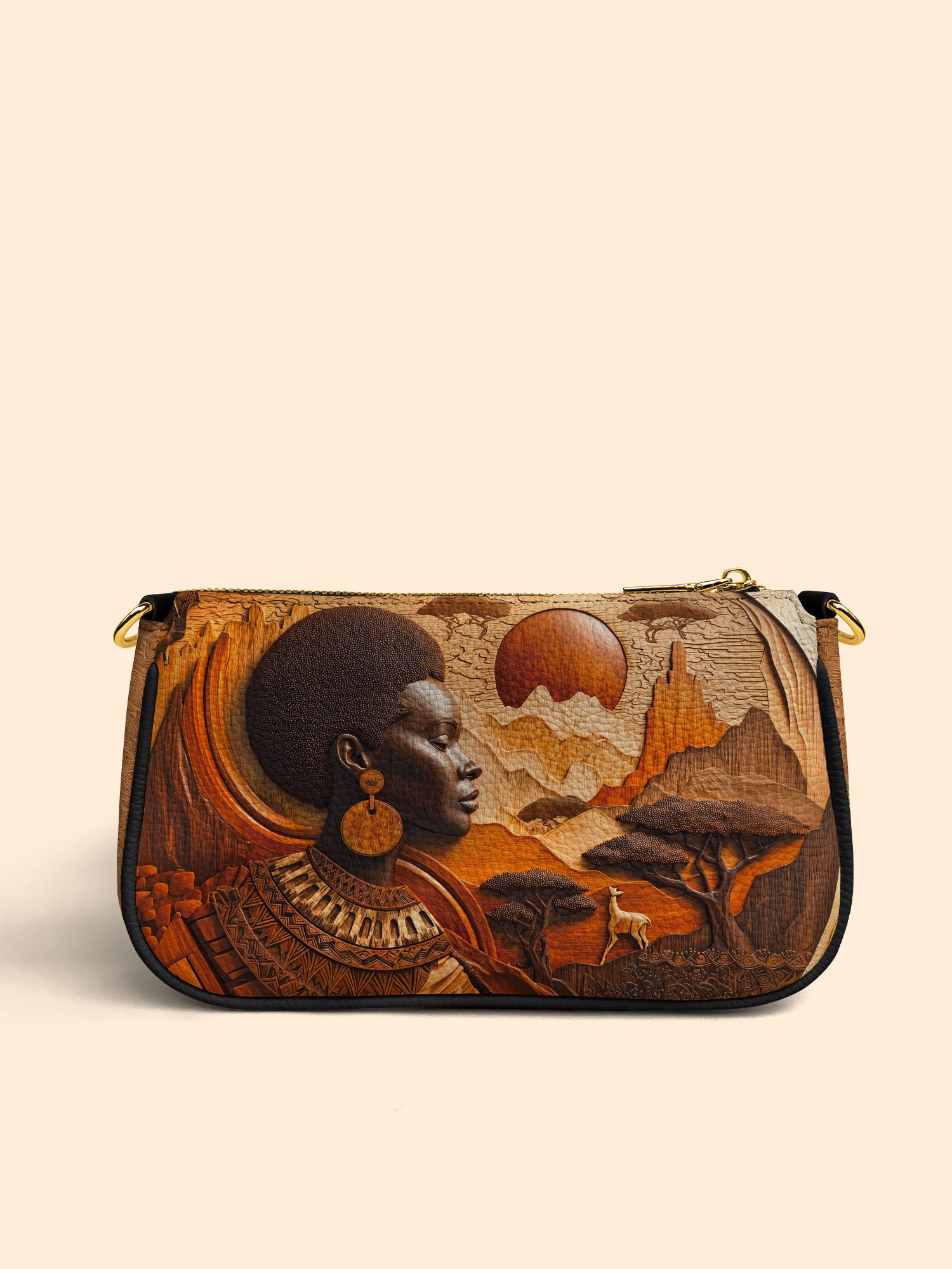 Ancestral Oak Classic Zip Pochette QR0TD339