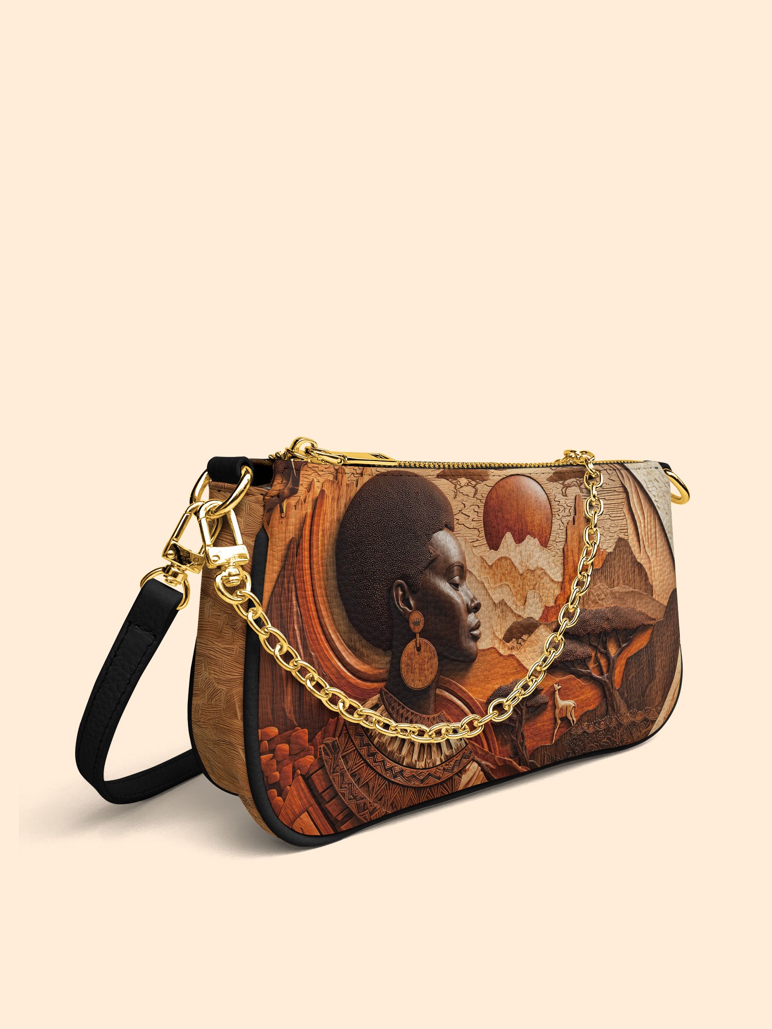 Ancestral Oak Classic Zip Pochette QR0TD339