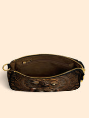 Mahogany Majesty Classic Zip Pochette QR0XD622