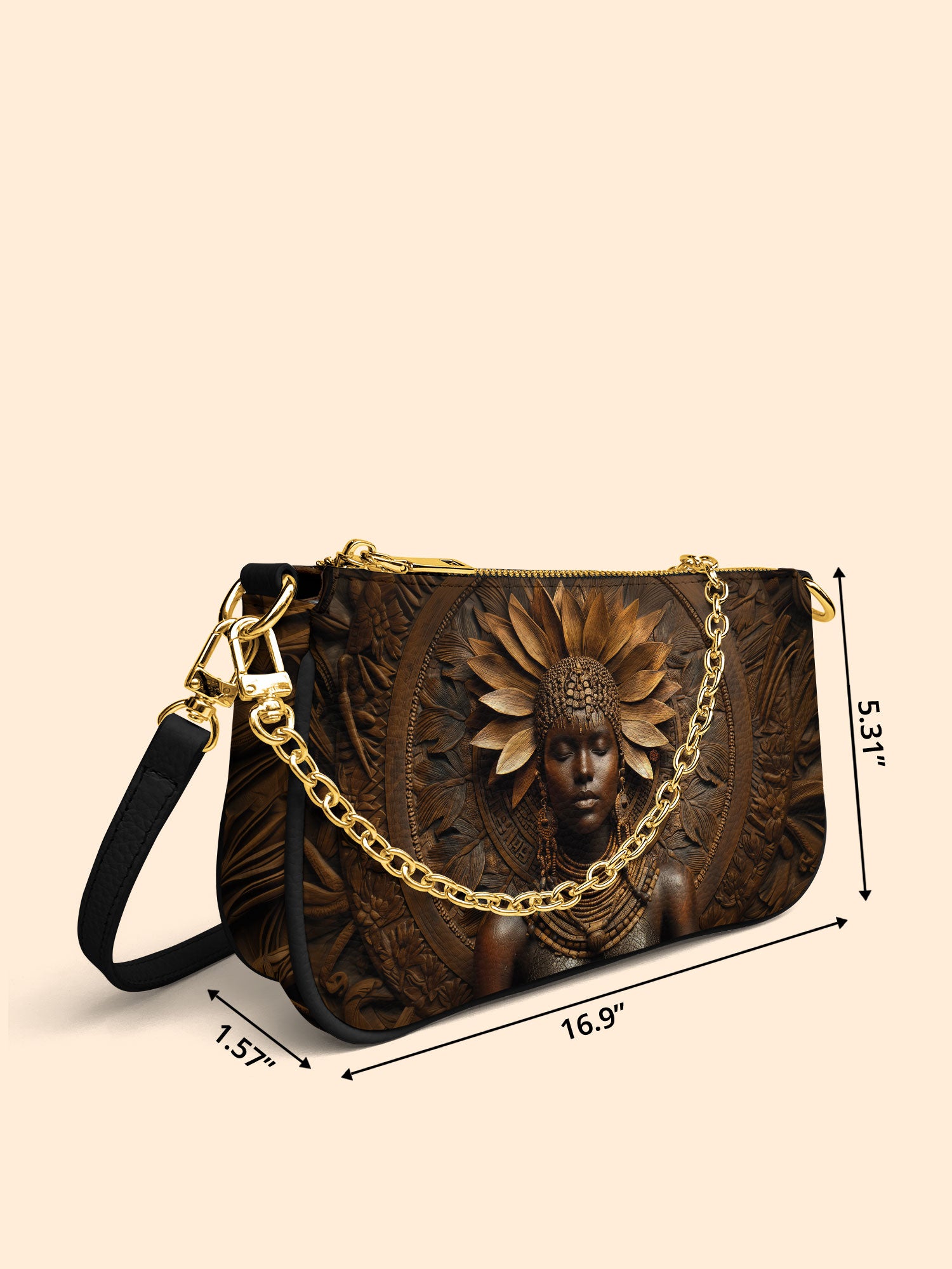 Mahogany Majesty Classic Zip Pochette QR0XD622