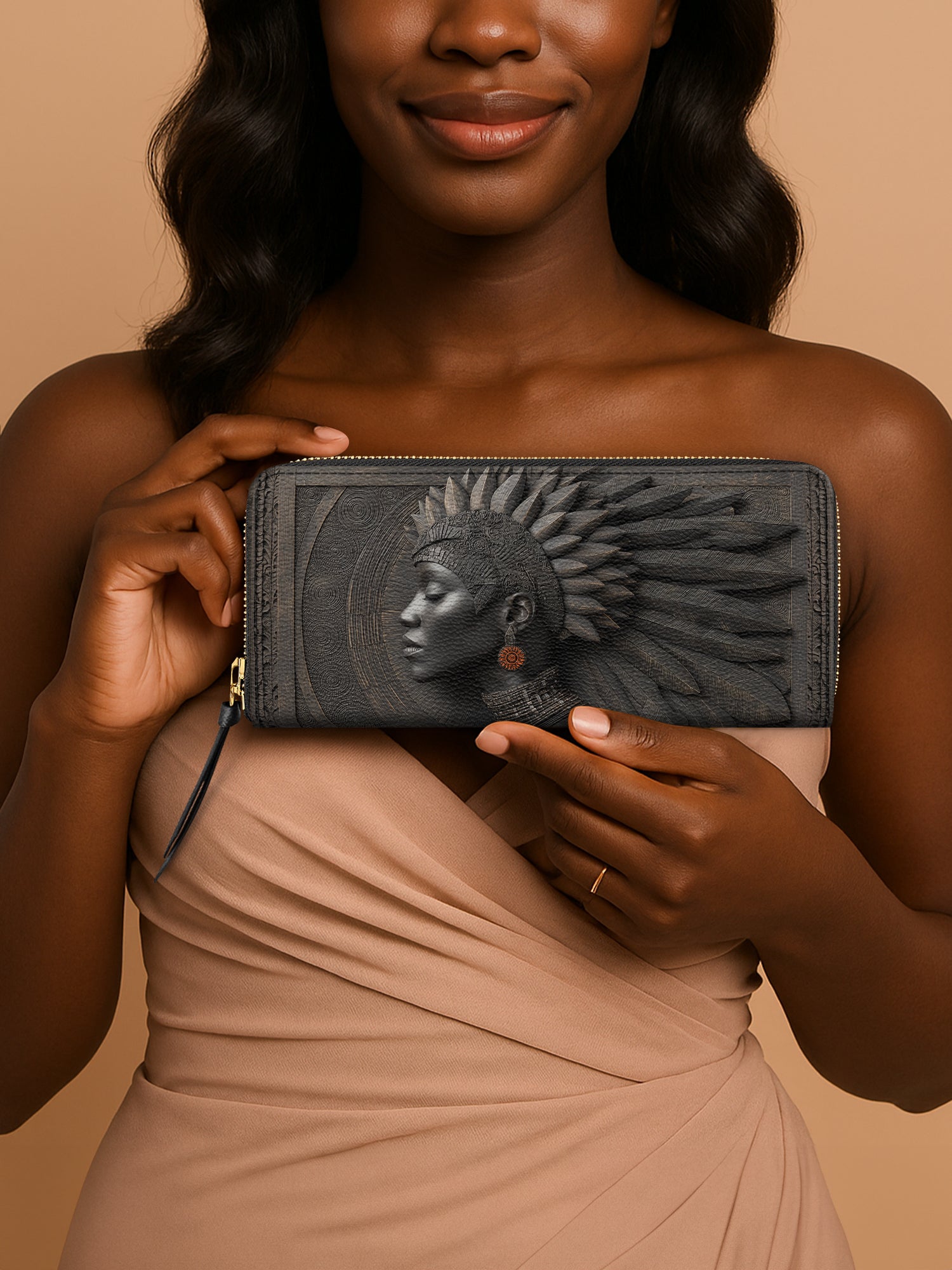 Afri-Legacy Slimline Zippy Wallet QR0XD627