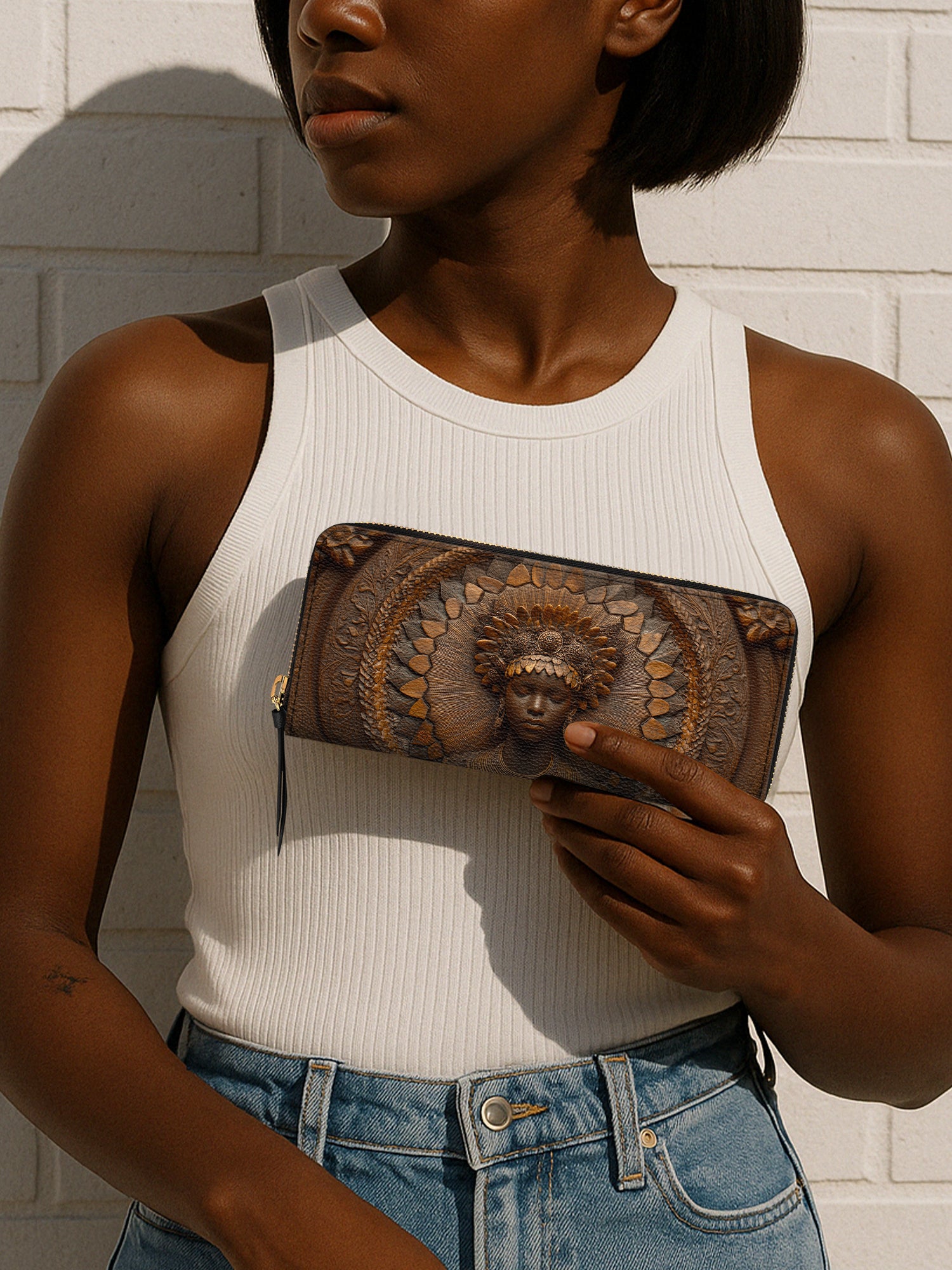 Afriscendence Slimline Zippy Wallet QR0XD625