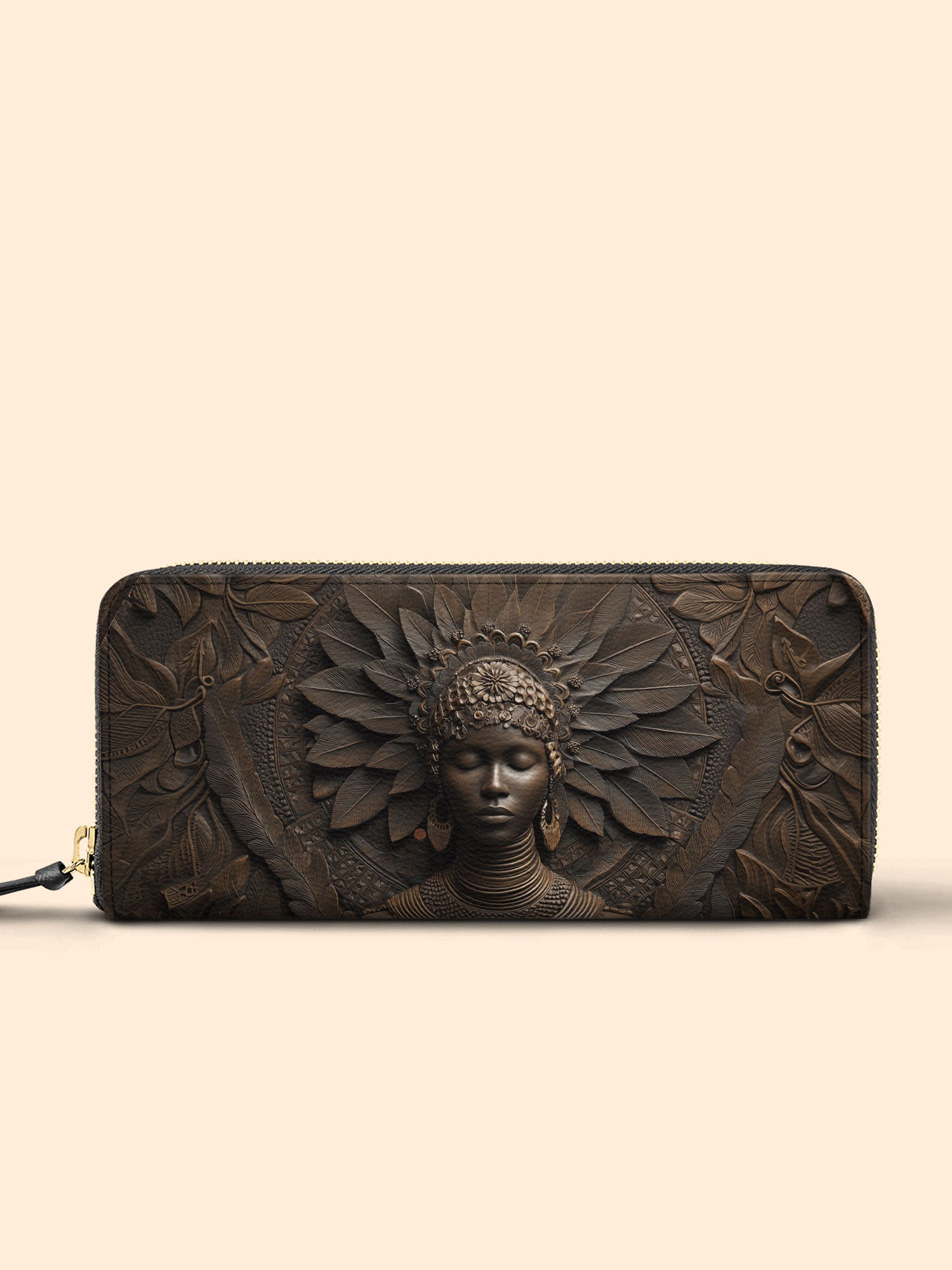 Alkebulan Arts Slimline Zippy Wallet QR0XD624