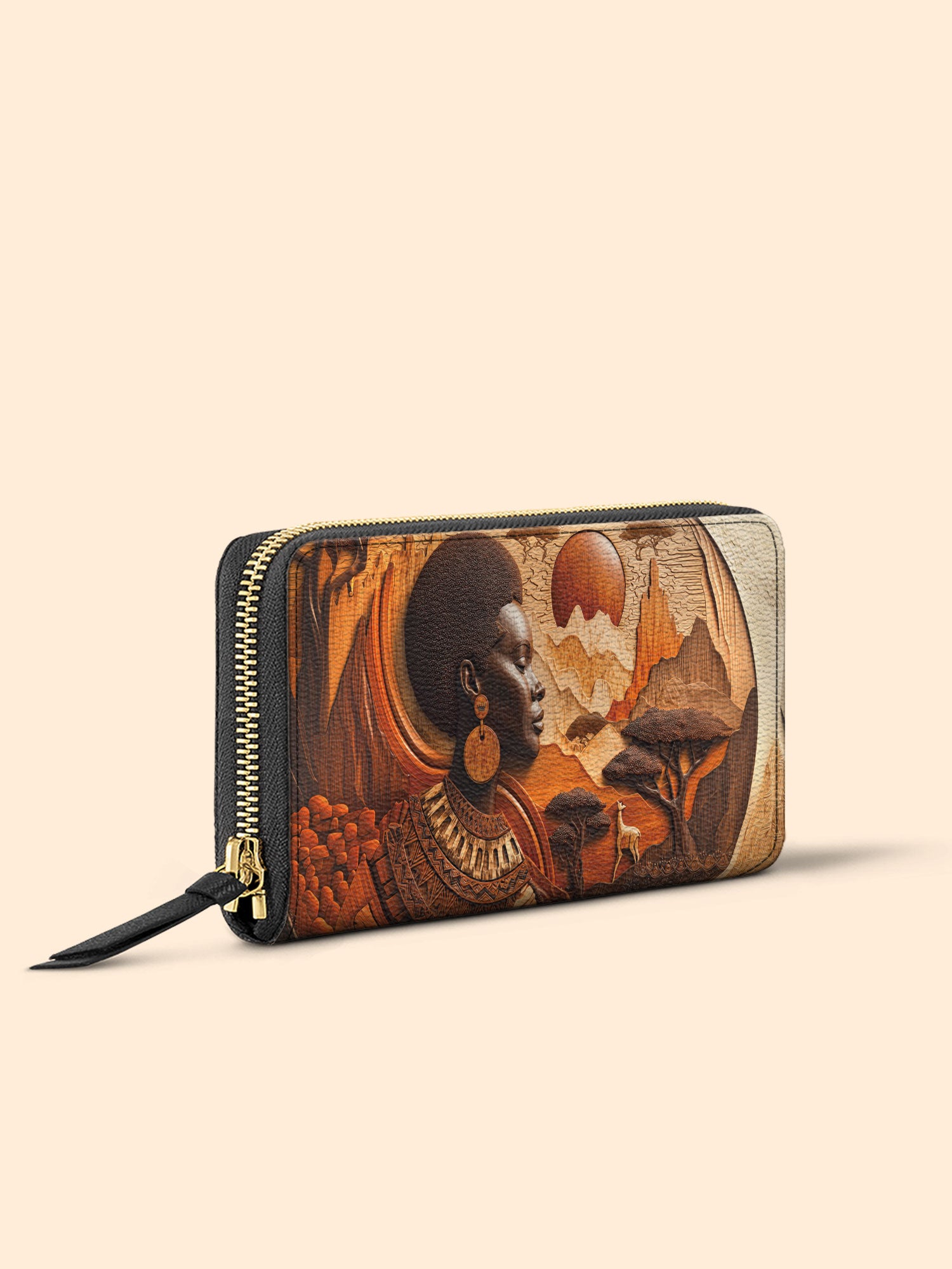 Ancestral Oak Slimline Zippy Wallet QR0TD338