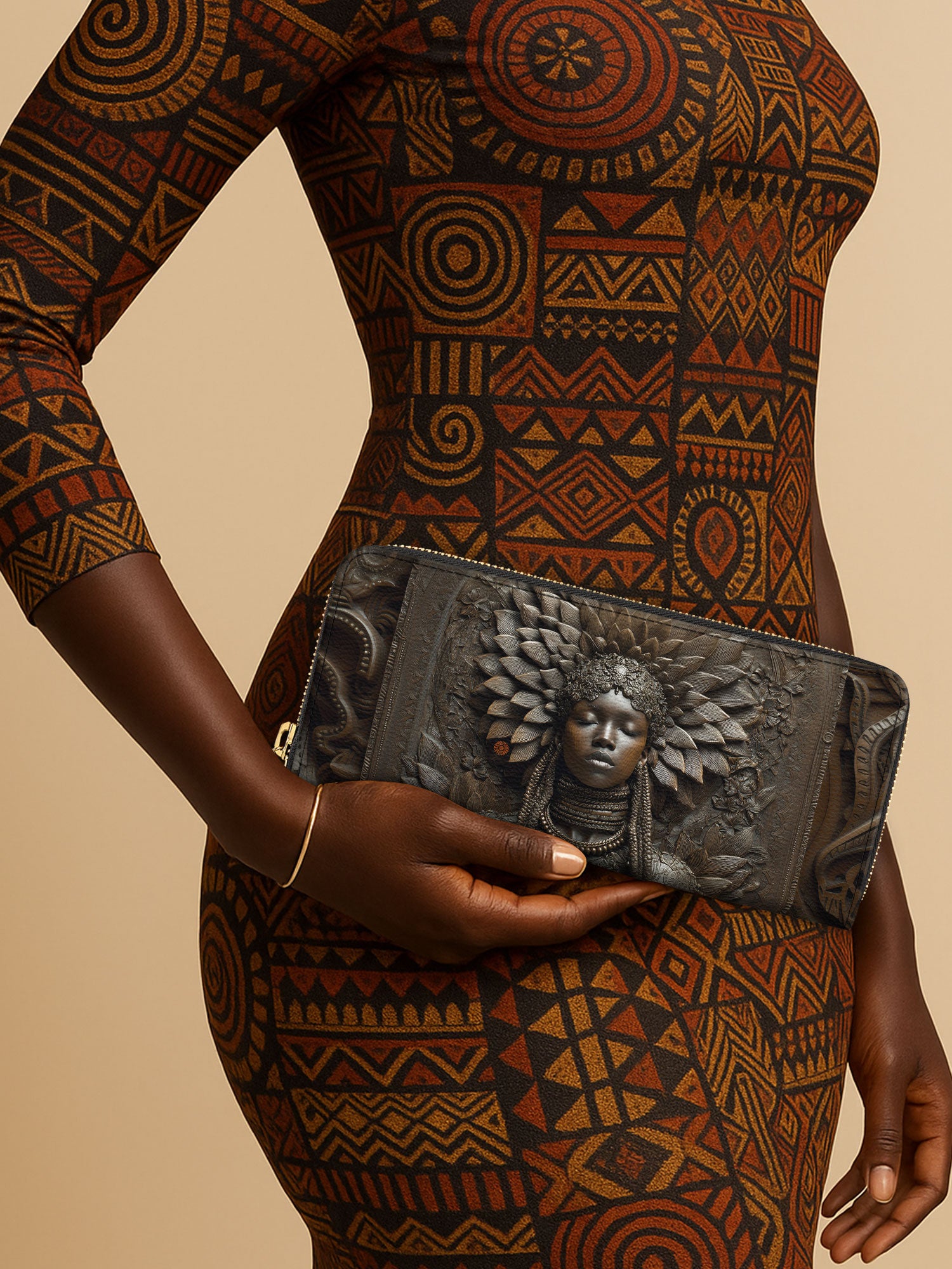 Bronze Birthright Slimline Zippy Wallet QR0XD626