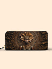 Mahogany Majesty Slimline Zippy Wallet QR0XD630