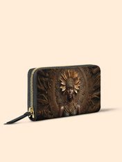 Mahogany Majesty Slimline Zippy Wallet QR0XD630