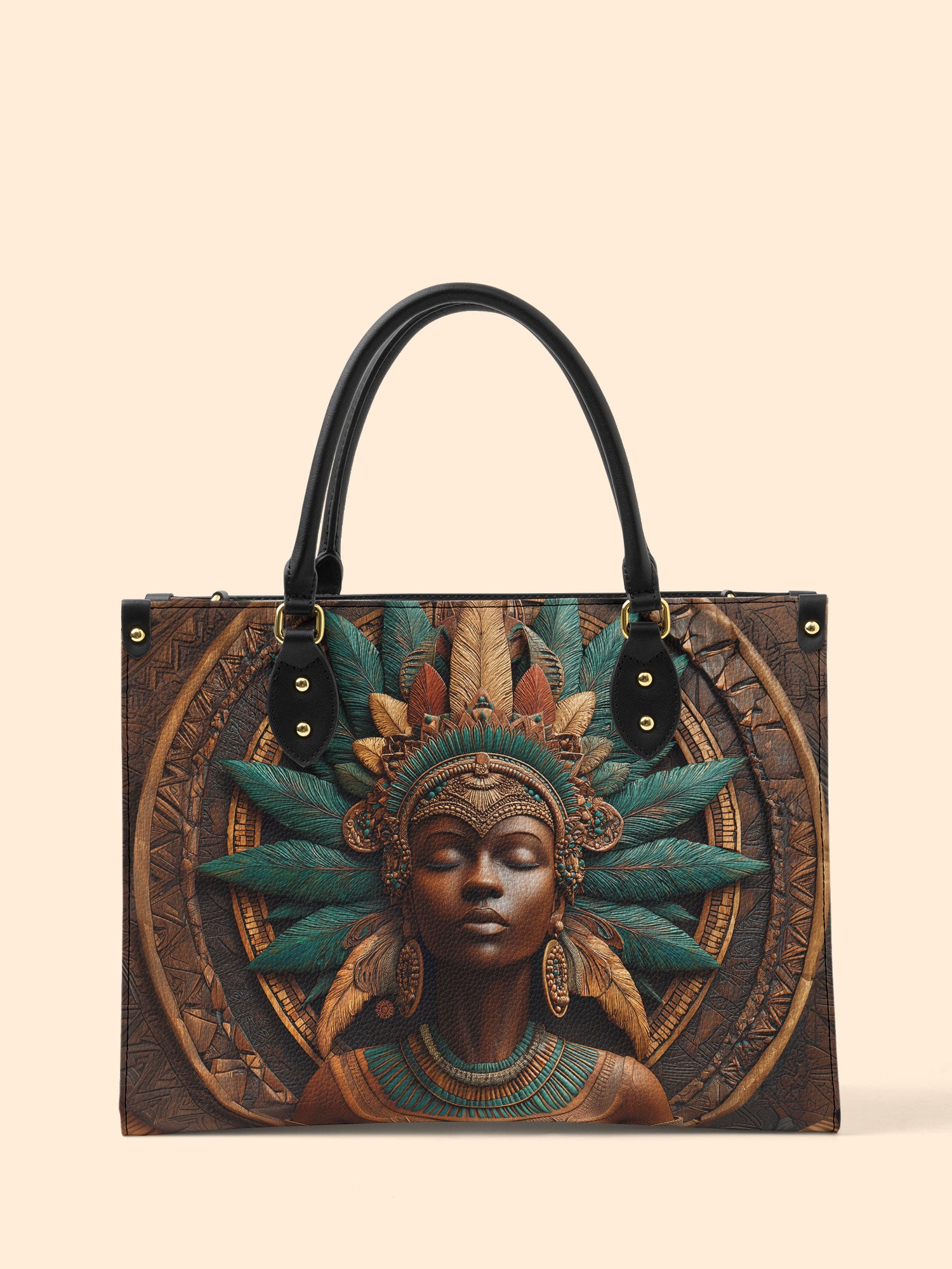 Rooted Legacy Premium Leather Handbag QR0TD349