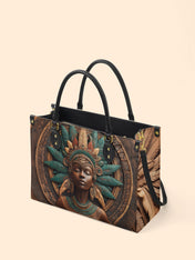 Rooted Legacy Premium Leather Handbag QR0TD349