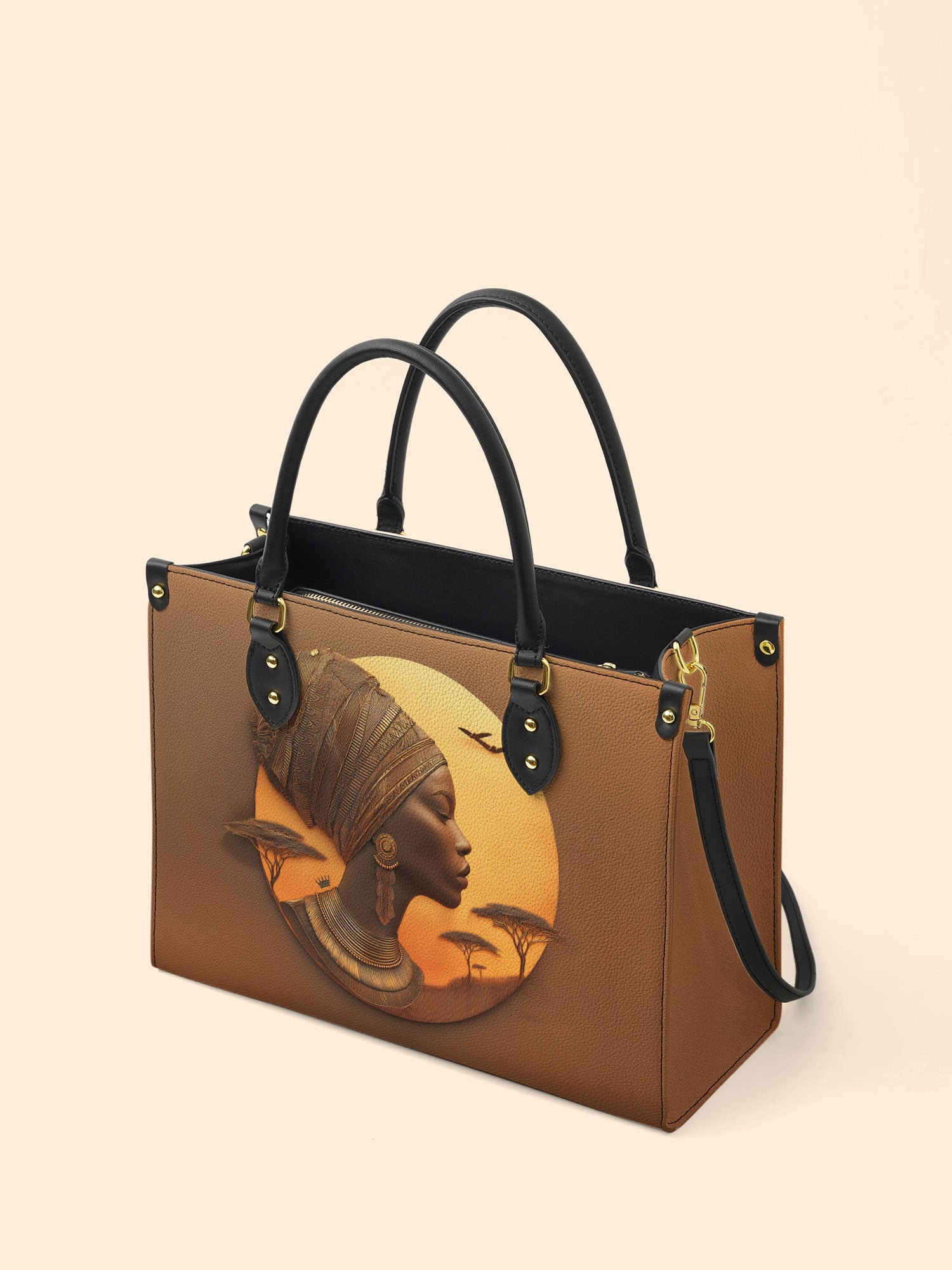 Savanna Serenity Premium Leather Handbag QR0TV152