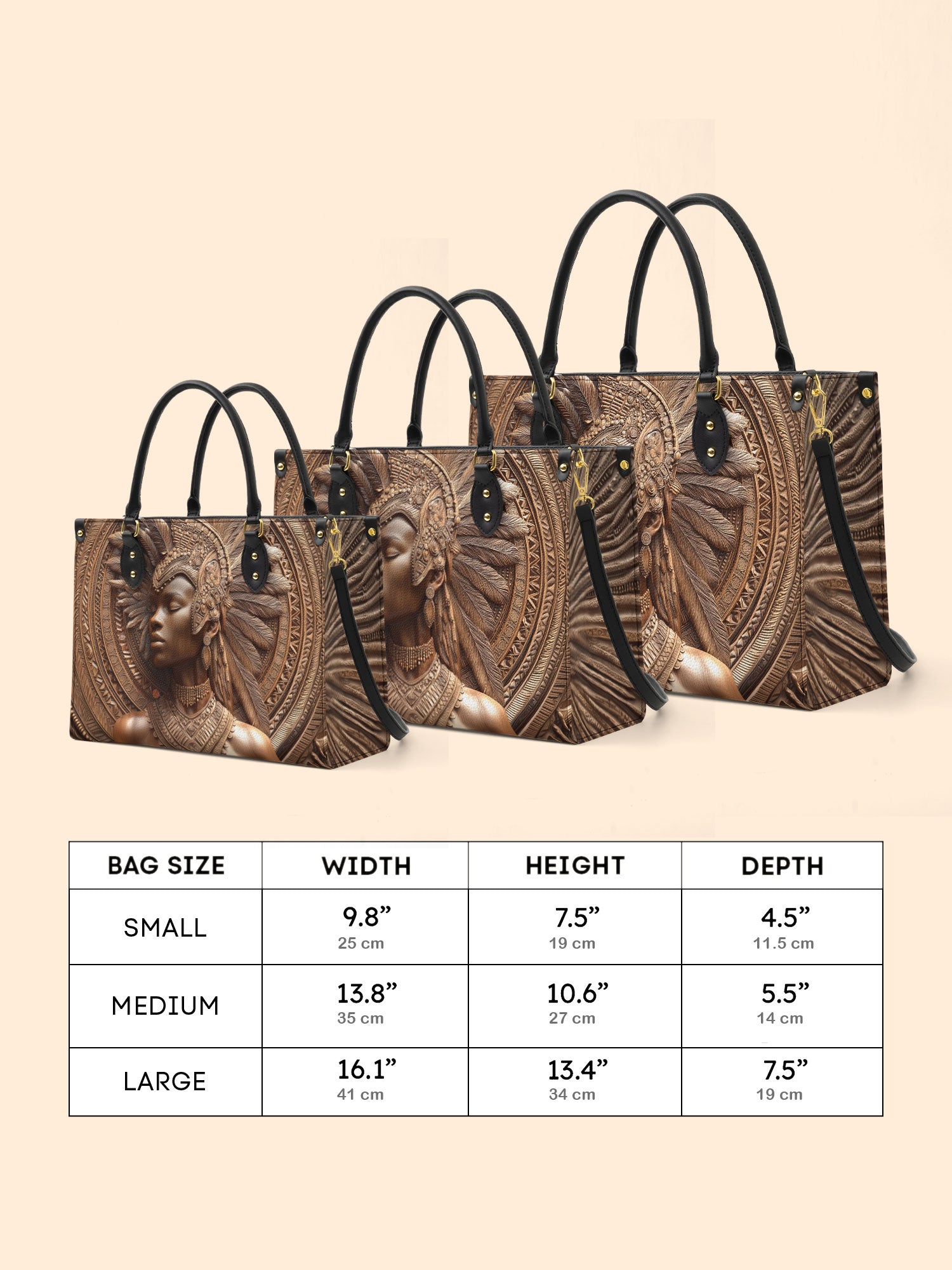 Timber Grace Premium Leather Handbag QR0TD352