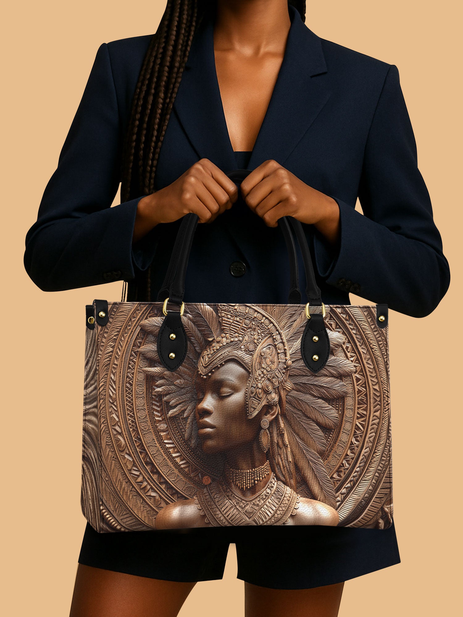 Timber Grace Premium Leather Handbag QR0TD352