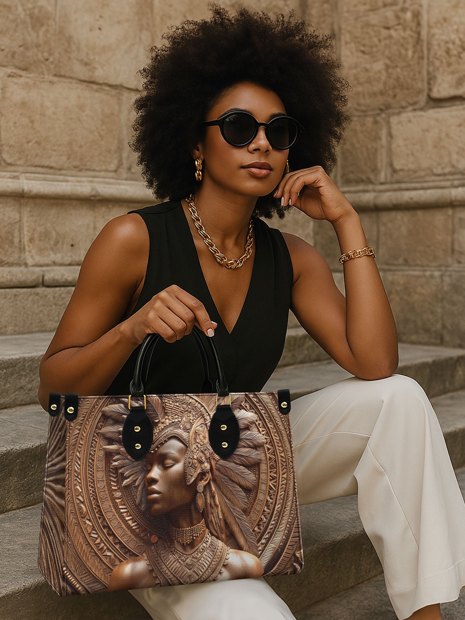 Timber Grace Premium Leather Handbag QR0TD352