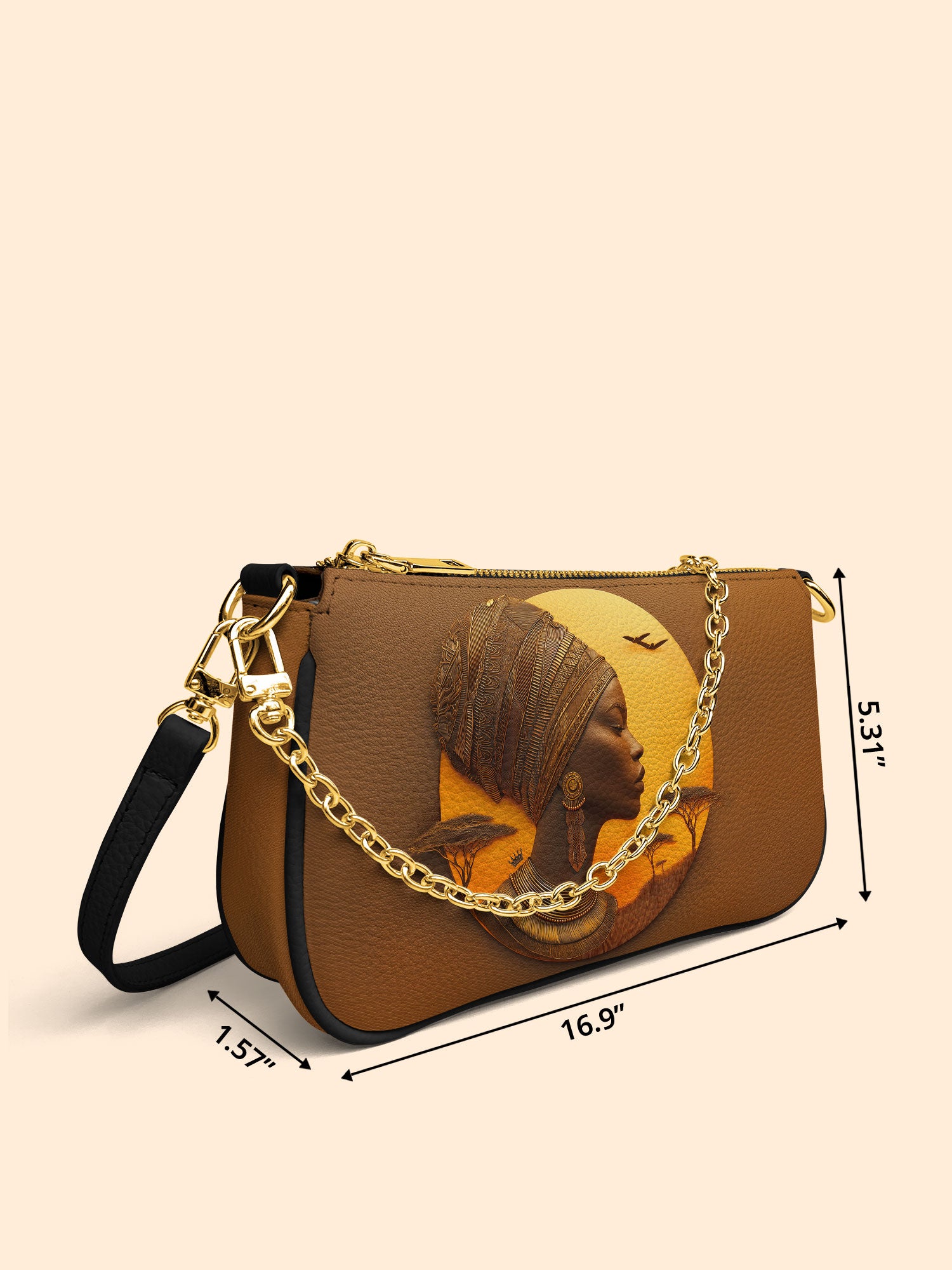 Savanna Serenity Classic Zip Pochette QR0TV153