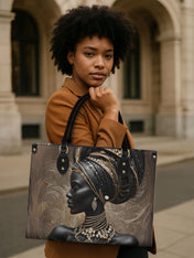 Althea Gold Premium Leather Handbag QR0XD567