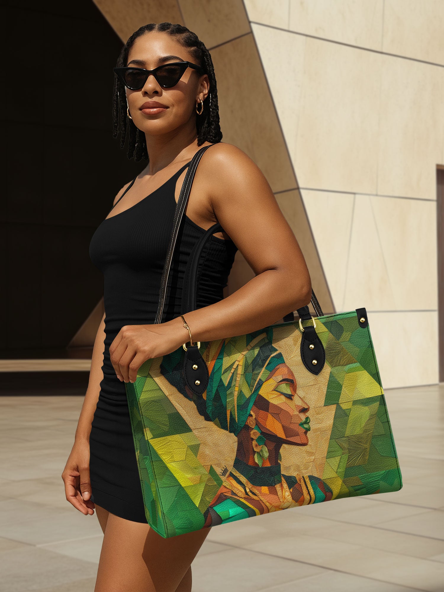 Emerald Grace Premium Leather Handbag QR0TD355