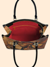 Golden Serenade Premium Leather Handbag QR0TD358