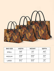 Golden Serenade Premium Leather Handbag QR0TD358