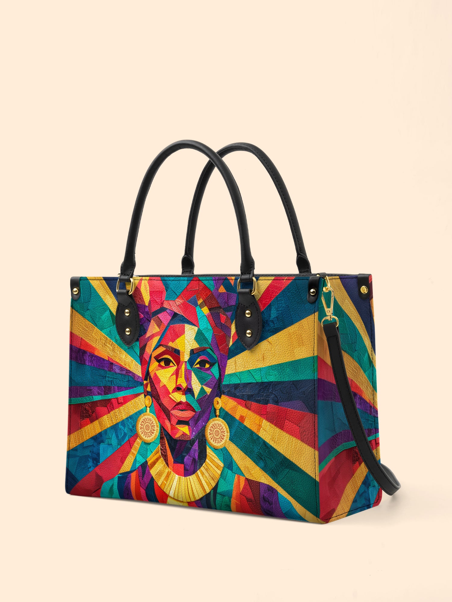 Radiant Roots Premium Leather Handbag QR0TD367