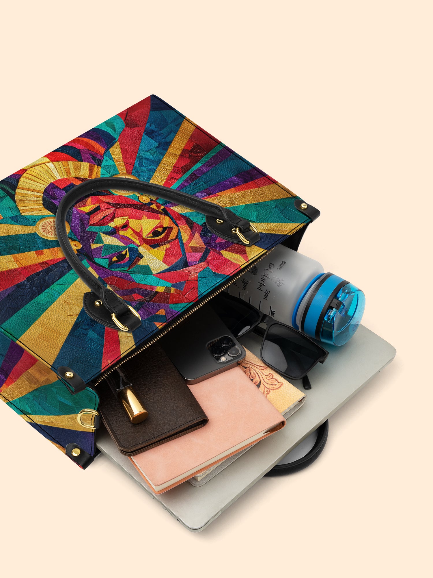 Radiant Roots Premium Leather Handbag QR0TD367