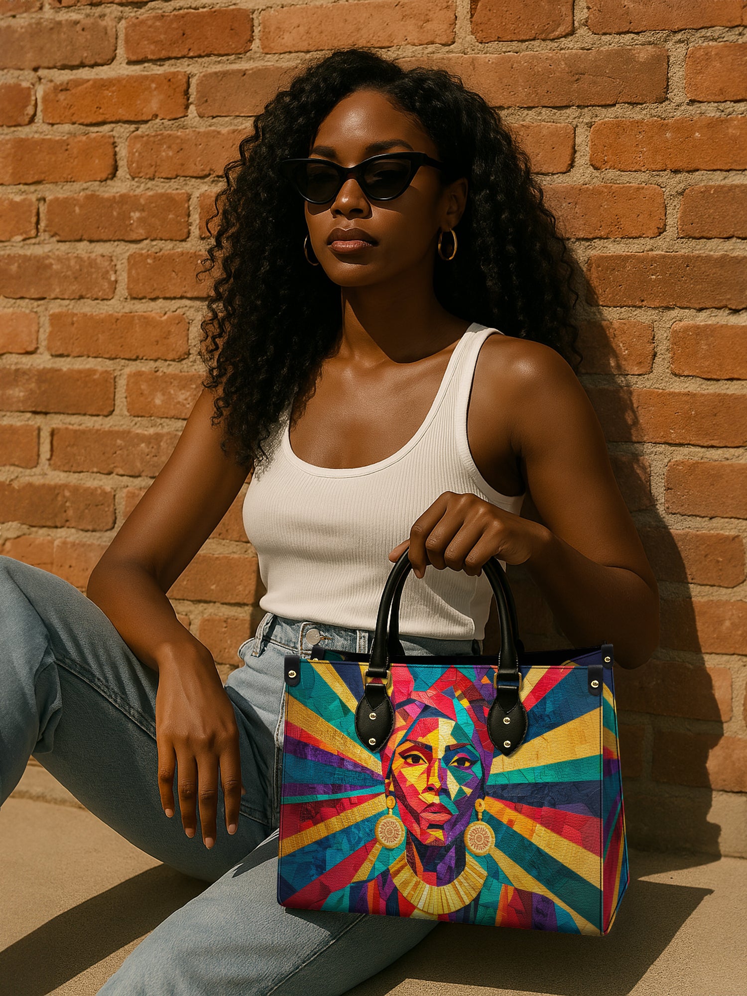 Radiant Roots Premium Leather Handbag QR0TD367