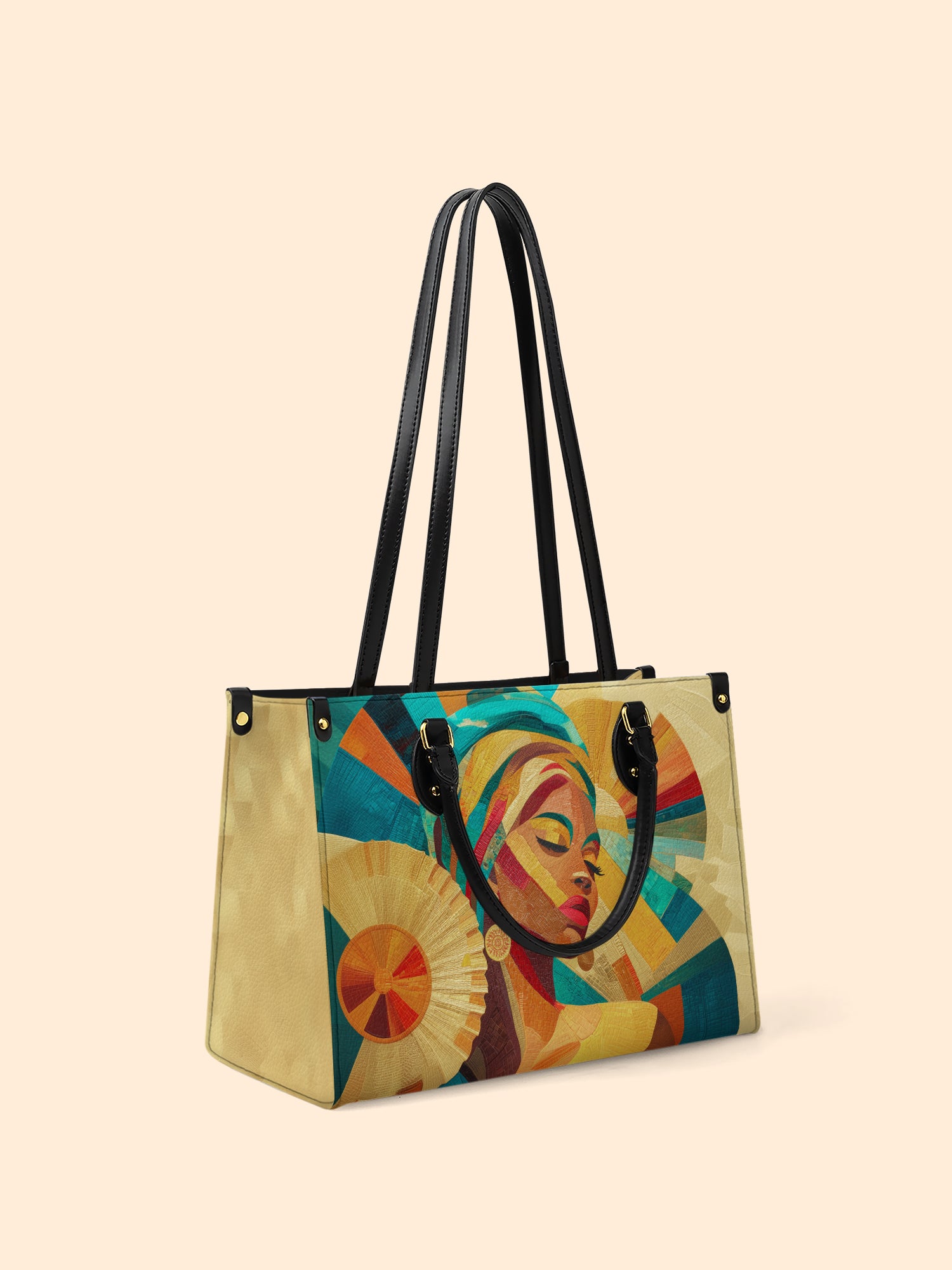 Sunlit Majesty Premium Leather Handbag QR0TD370