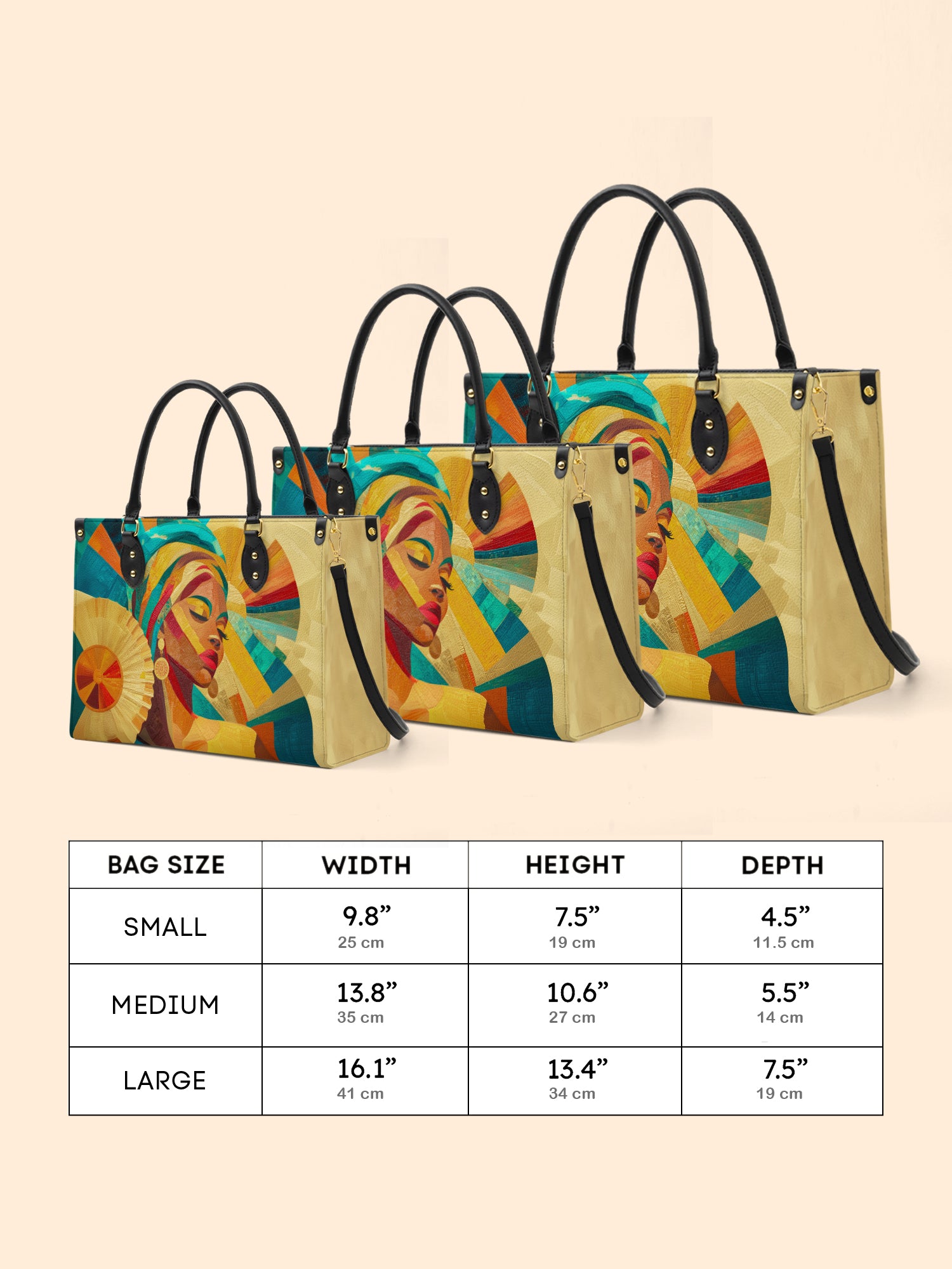 Sunlit Majesty Premium Leather Handbag QR0TD370