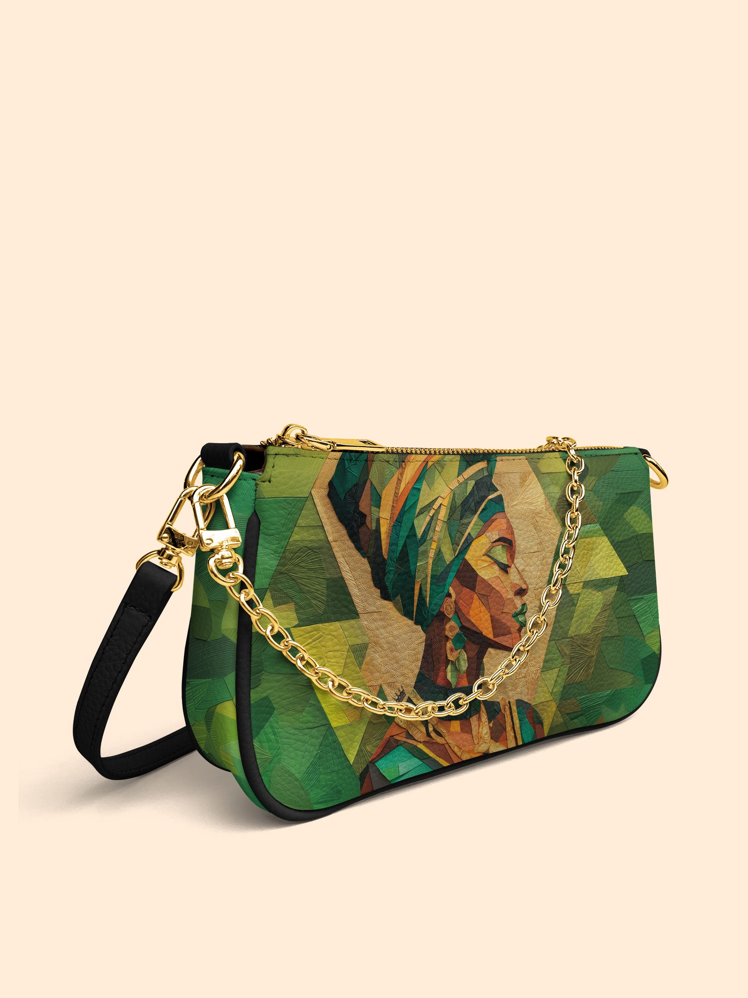 Emerald Grace Classic Zip Pochette QR0TD356