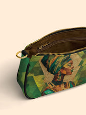 Emerald Grace Classic Zip Pochette QR0TD356