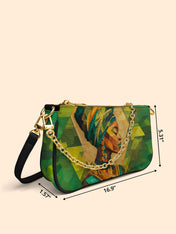 Emerald Grace Classic Zip Pochette QR0TD356