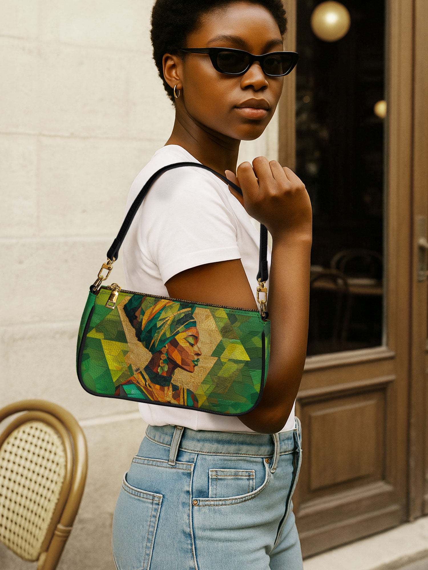 Emerald Grace Classic Zip Pochette QR0TD356