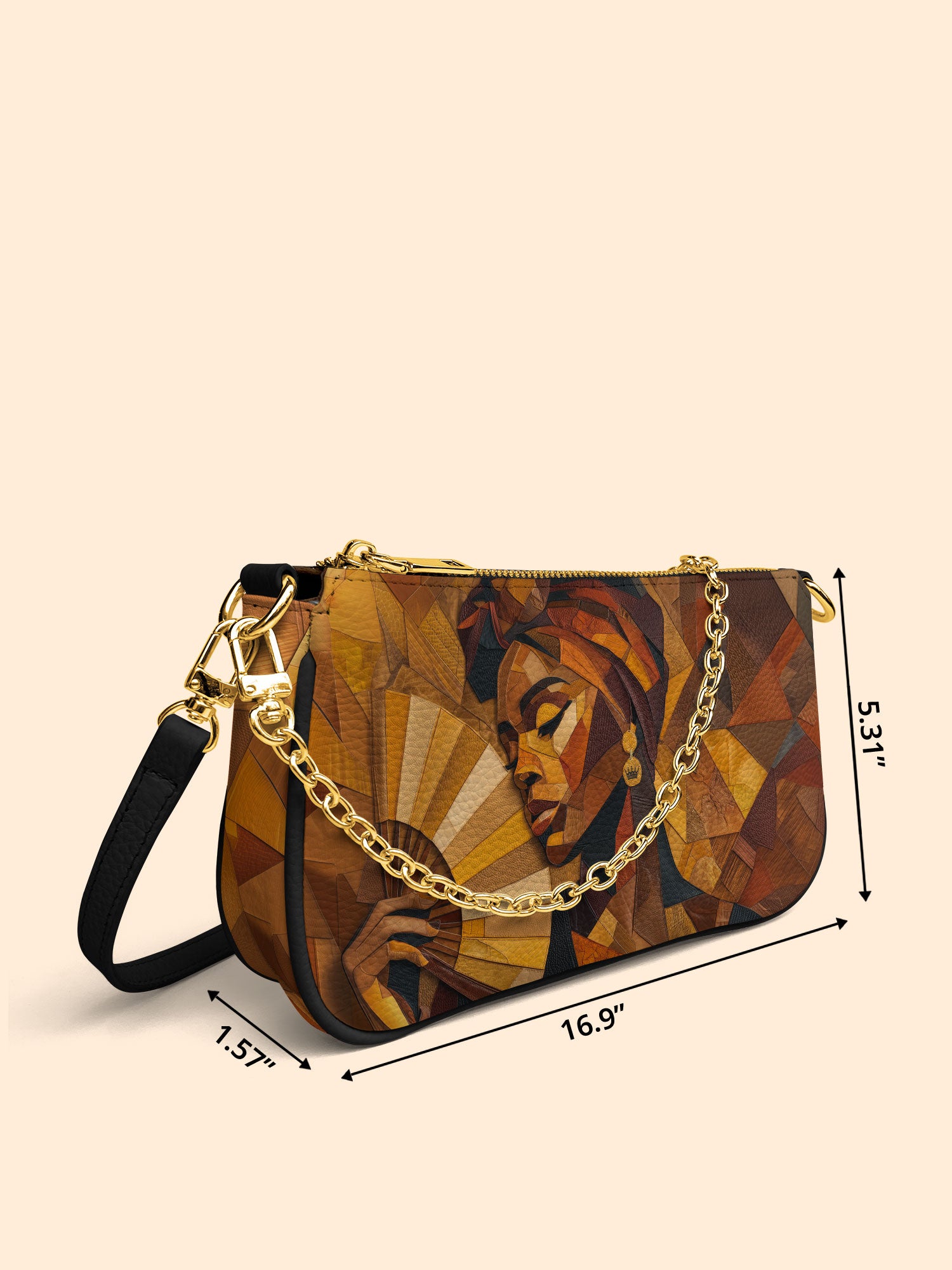 Golden Serenade Classic Zip Pochette QR0TD359