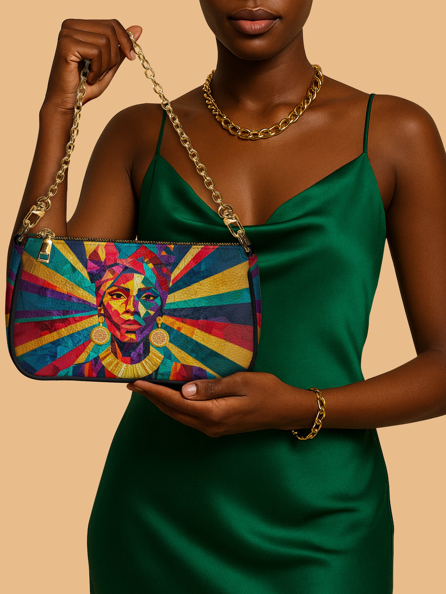 Radiant Roots Classic Zip Pochette QR0TD368