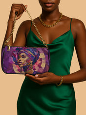 Violet Crown Classic Zip Pochette QR0TD362