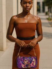 Violet Crown Classic Zip Pochette QR0TD362