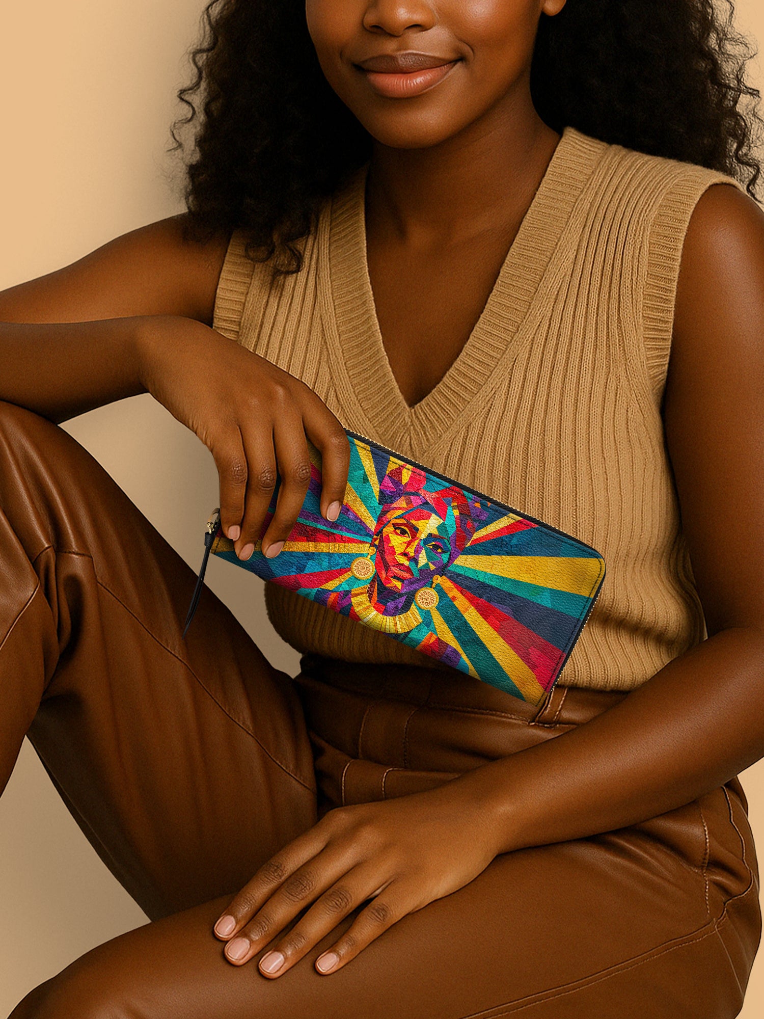 Radiant Roots Slimline Zippy Wallet QR0TD369