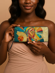 Sunlit Majesty Slimline Zippy Wallet QR0TD372