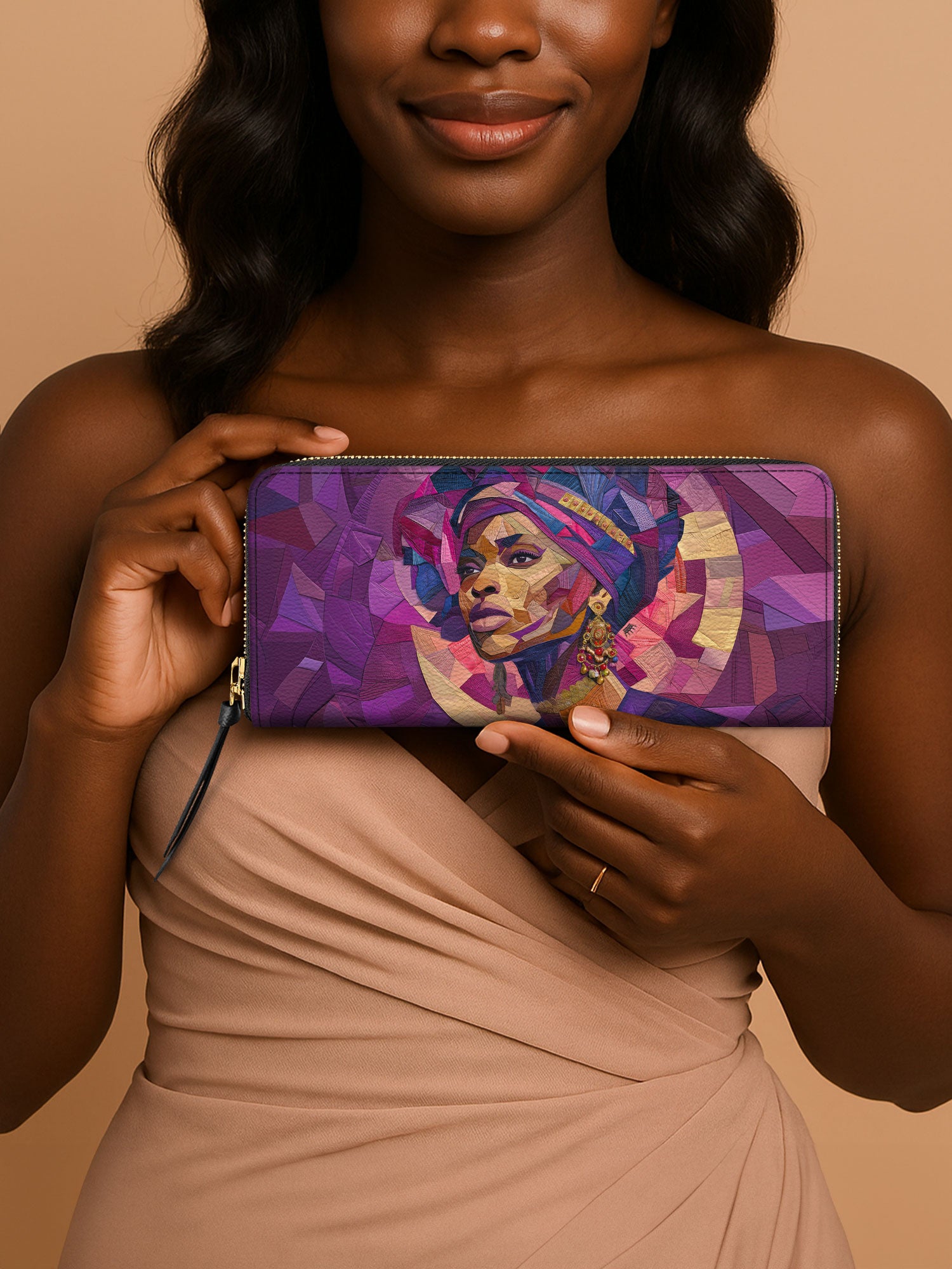 Violet Crown Slimline Zippy Wallet QR0TD363