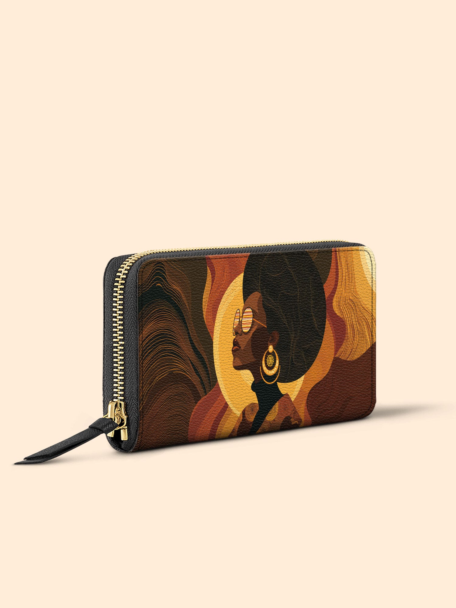 Bold In Black Slimline Zippy Wallet QR0TD388