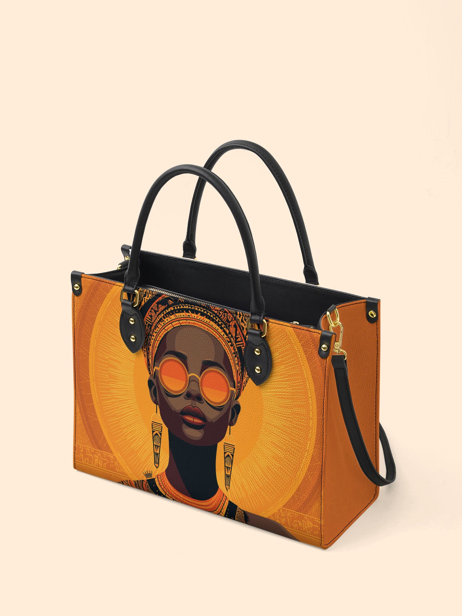 Dark Glam Premium Leather Handbag QR0TD383